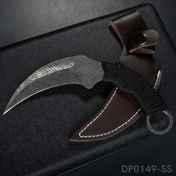 Fixed Blade Knife with Sheath Cord For Outdoor Camping, Hiking, Adventure